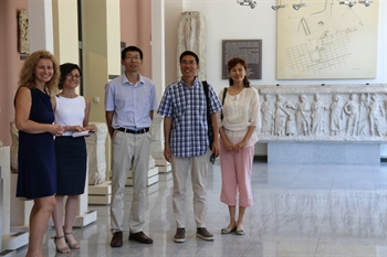 A delegation from China visited the Museum
